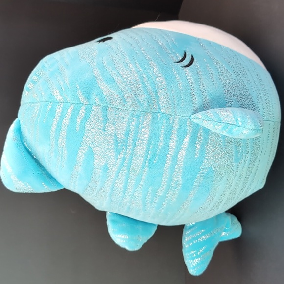 Squishmallows Lamar the Blue Whale Shark Plush Kellytoy. - Picture 3 of 8